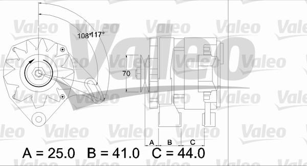 Valeo 436147 - Alternator www.autospares.lv