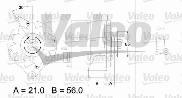 Valeo 436157 - Ģenerators www.autospares.lv