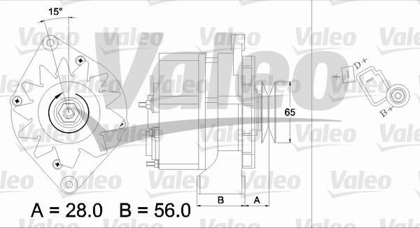 Valeo 436160 - Ģenerators autospares.lv