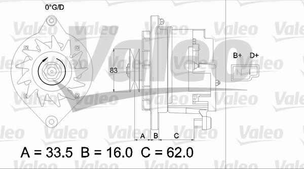 Valeo 436109 - Ģenerators www.autospares.lv