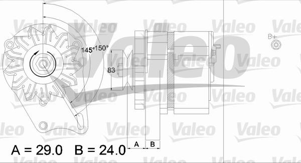 Valeo 436108 - Ģenerators www.autospares.lv