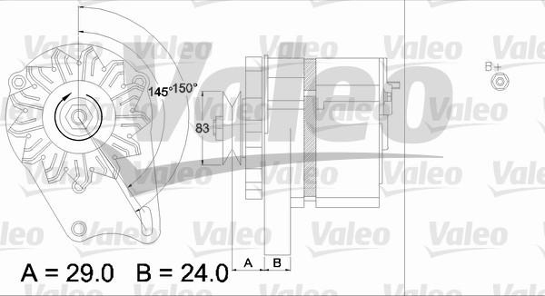 Valeo 436113 - Alternator www.autospares.lv