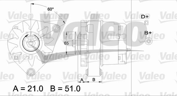 Valeo 436130 - Ģenerators www.autospares.lv