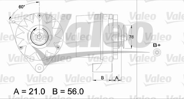 Valeo 436137 - Ģenerators www.autospares.lv