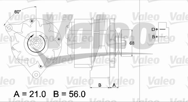 Valeo 436126 - Ģenerators autospares.lv