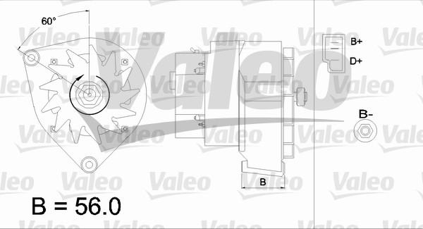 Valeo 436127 - Ģenerators autospares.lv