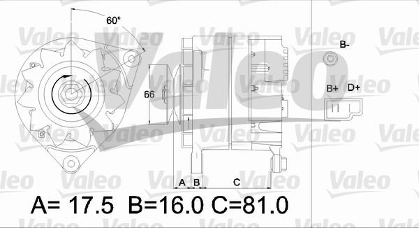 Valeo 436173 - Alternator www.autospares.lv