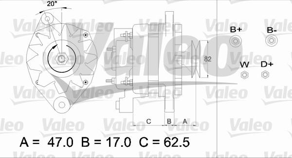 Valeo 436394 - Alternator www.autospares.lv