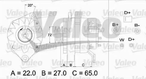 Valeo 436348 - Ģenerators www.autospares.lv