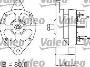 Valeo 436355 - Ģenerators www.autospares.lv