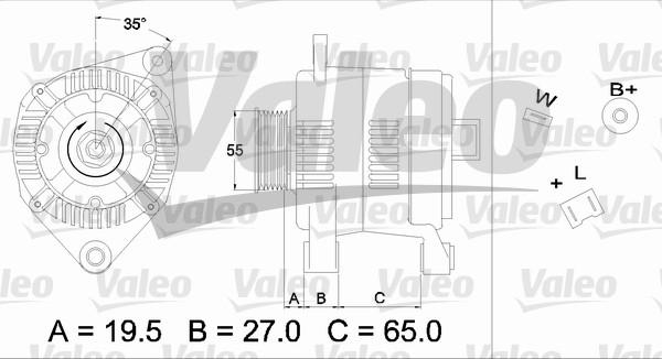 Valeo 436384 - Ģenerators autospares.lv