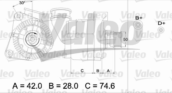 Valeo 436385 - Ģenerators autospares.lv