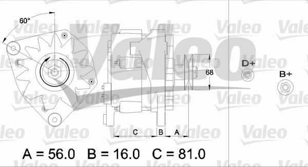 Valeo 436330 - Ģenerators autospares.lv