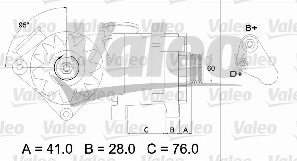 Valeo 436332 - Ģenerators autospares.lv