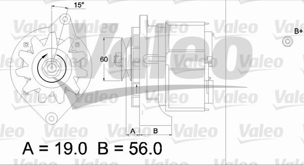 Valeo 436299 - Генератор www.autospares.lv