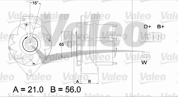 Valeo 436294 - Ģenerators autospares.lv