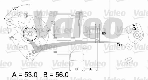 Valeo 436291 - Генератор www.autospares.lv