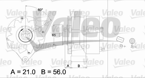 Valeo 436298 - Ģenerators www.autospares.lv