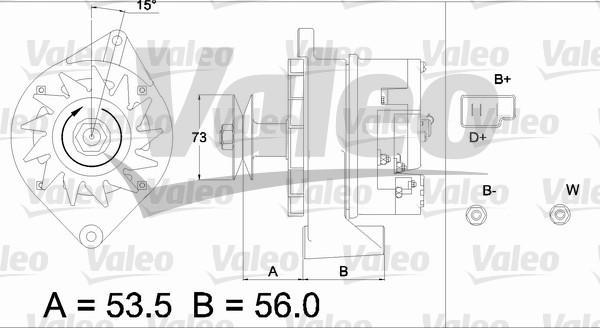 Valeo 436293 - Ģenerators www.autospares.lv