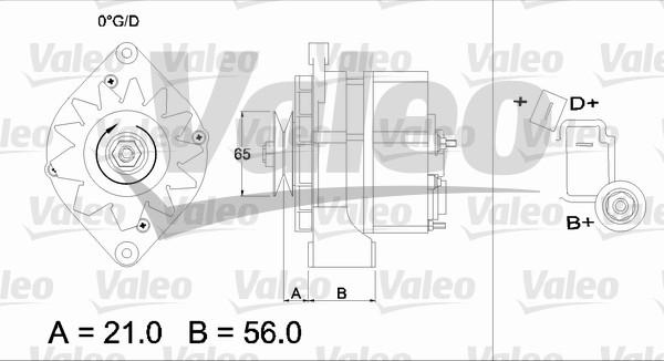 Valeo 436297 - Генератор www.autospares.lv