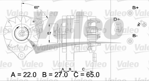 Valeo 436249 - Alternator www.autospares.lv