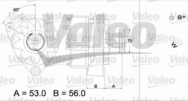 Valeo 436240 - Генератор www.autospares.lv