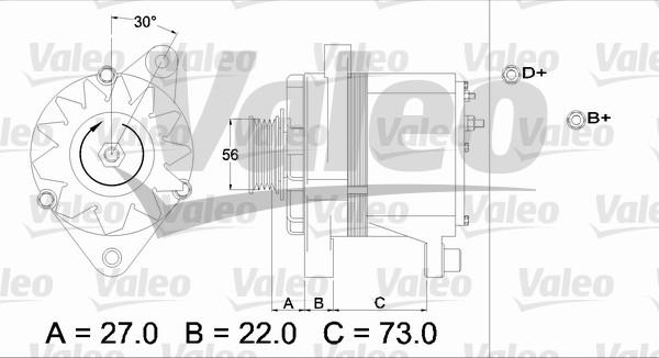 Valeo 436242 - Alternator www.autospares.lv