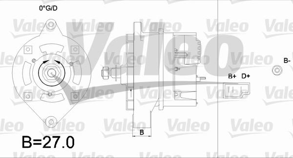 Valeo 436264 - Ģenerators autospares.lv