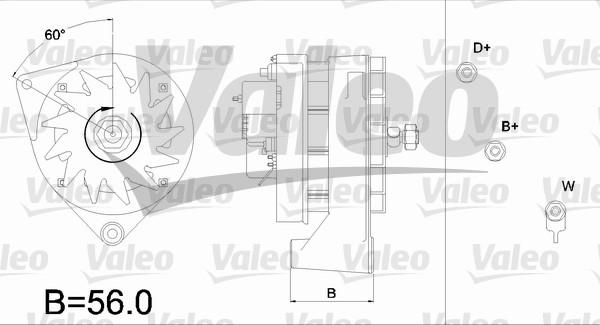 Valeo 436265 - Ģenerators www.autospares.lv