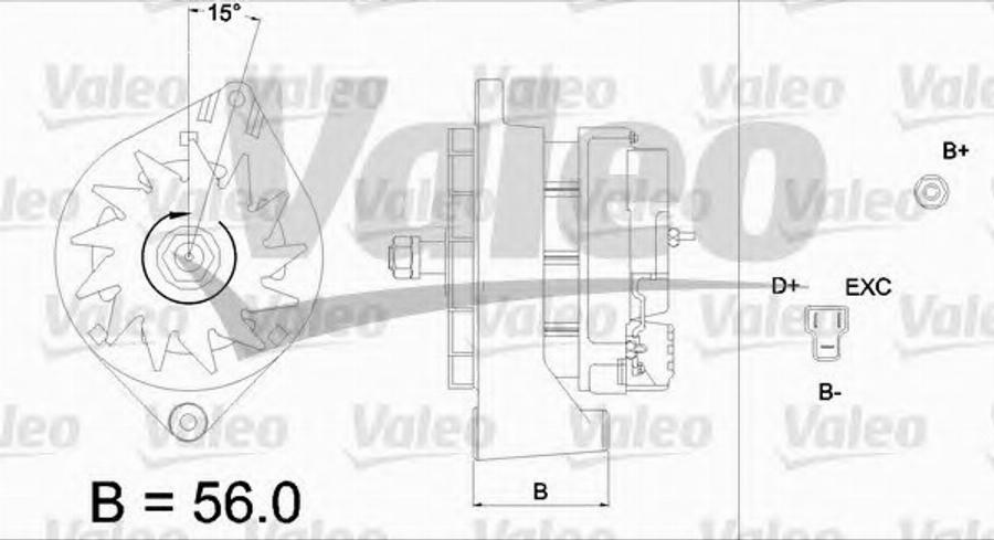 Valeo 436268 - Ģenerators autospares.lv