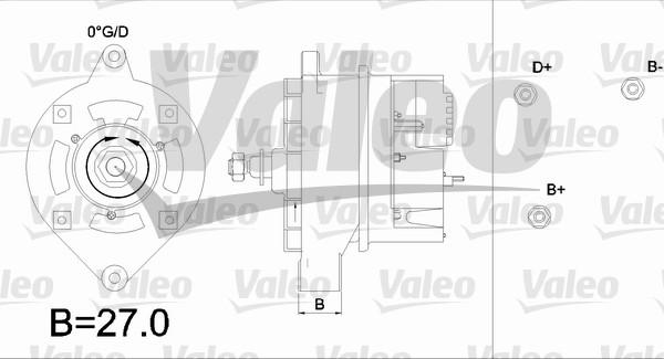 Valeo 436263 - Alternator www.autospares.lv