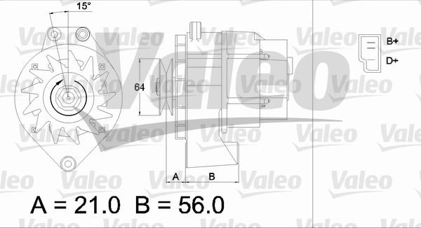 Valeo 436219 - Ģenerators www.autospares.lv