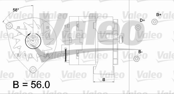 Valeo 436211 - Ģenerators autospares.lv