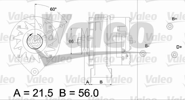 Valeo 436286 - Ģenerators www.autospares.lv