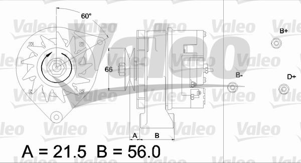 Valeo 436287 - Ģenerators autospares.lv