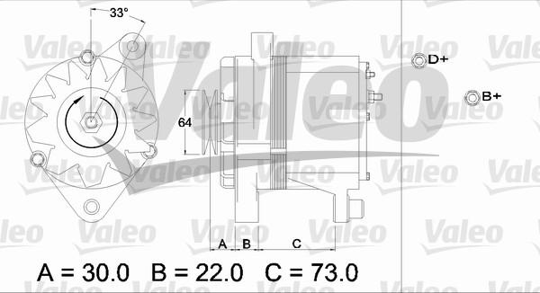 Valeo 436235 - Ģenerators www.autospares.lv