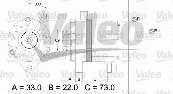 Valeo 436236 - Ģenerators www.autospares.lv