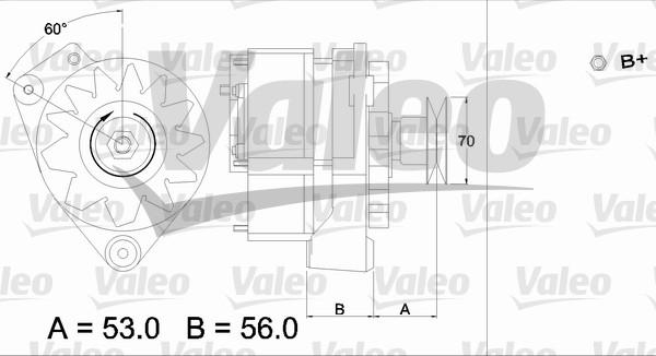 Valeo 436228 - Ģenerators www.autospares.lv