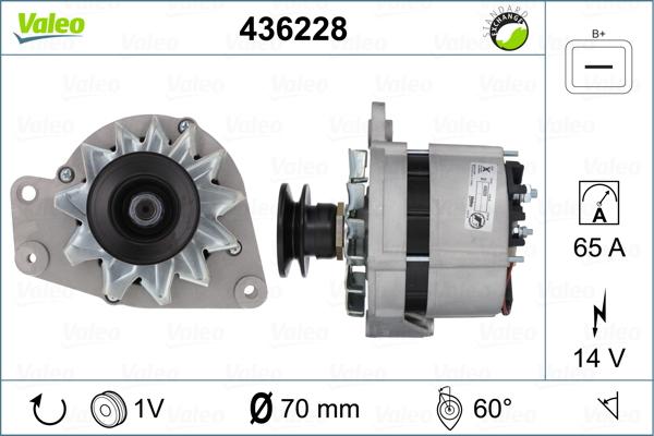 Valeo 436228 - Alternator www.autospares.lv