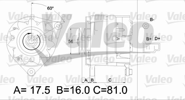 Valeo 436223 - Alternator www.autospares.lv