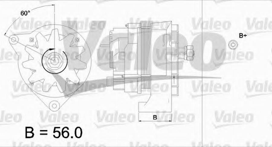 Valeo 436272 - Генератор www.autospares.lv