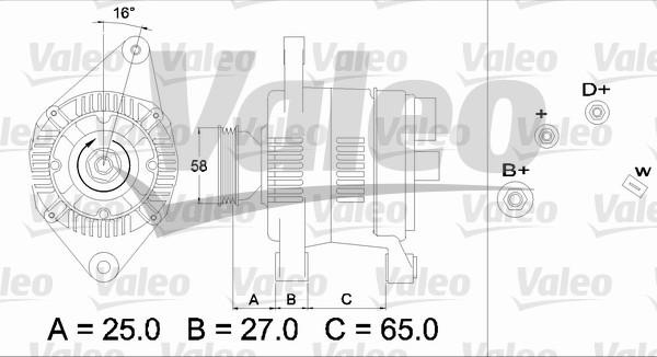 Valeo 436277 - Ģenerators autospares.lv