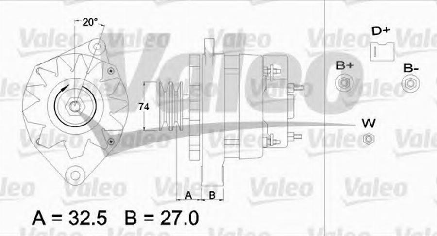 Valeo 436709 - Ģenerators autospares.lv