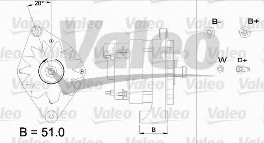 Valeo 436703 - Ģenerators autospares.lv