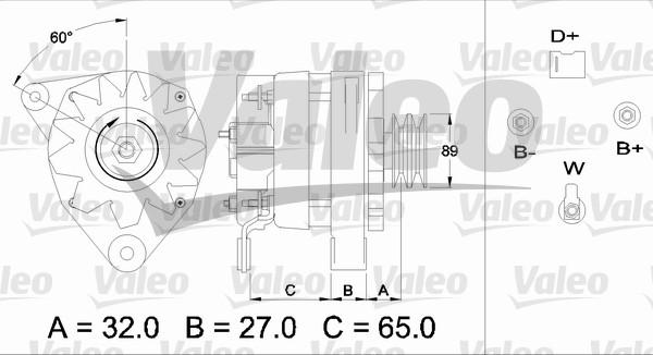 Valeo 436715 - Alternator www.autospares.lv