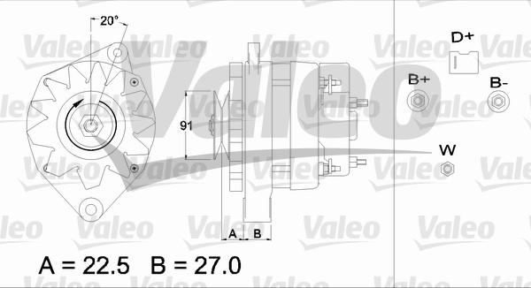 Valeo 436711 - Ģenerators autospares.lv