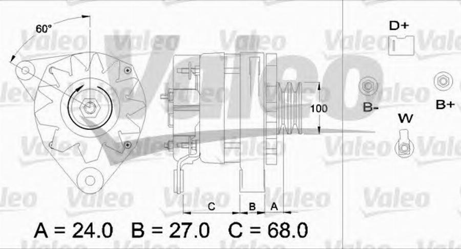 Valeo 436717 - Alternator www.autospares.lv