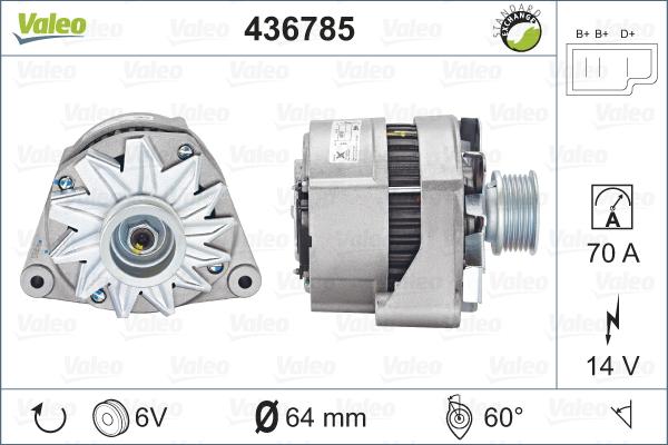 Valeo 436785 - Alternator www.autospares.lv