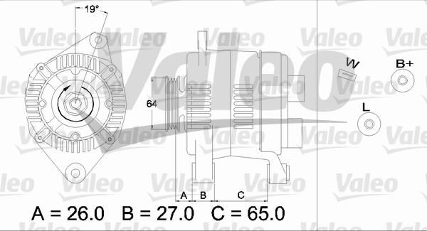 Valeo 436737 - Ģenerators www.autospares.lv