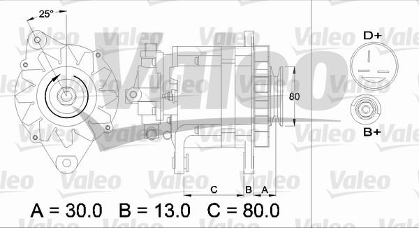 Valeo 436724 - Alternator www.autospares.lv